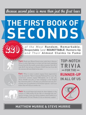 cover image of The First Book of Seconds